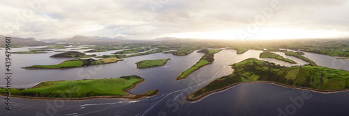 Clew Bay Islands Aerial Ireland 3 photo