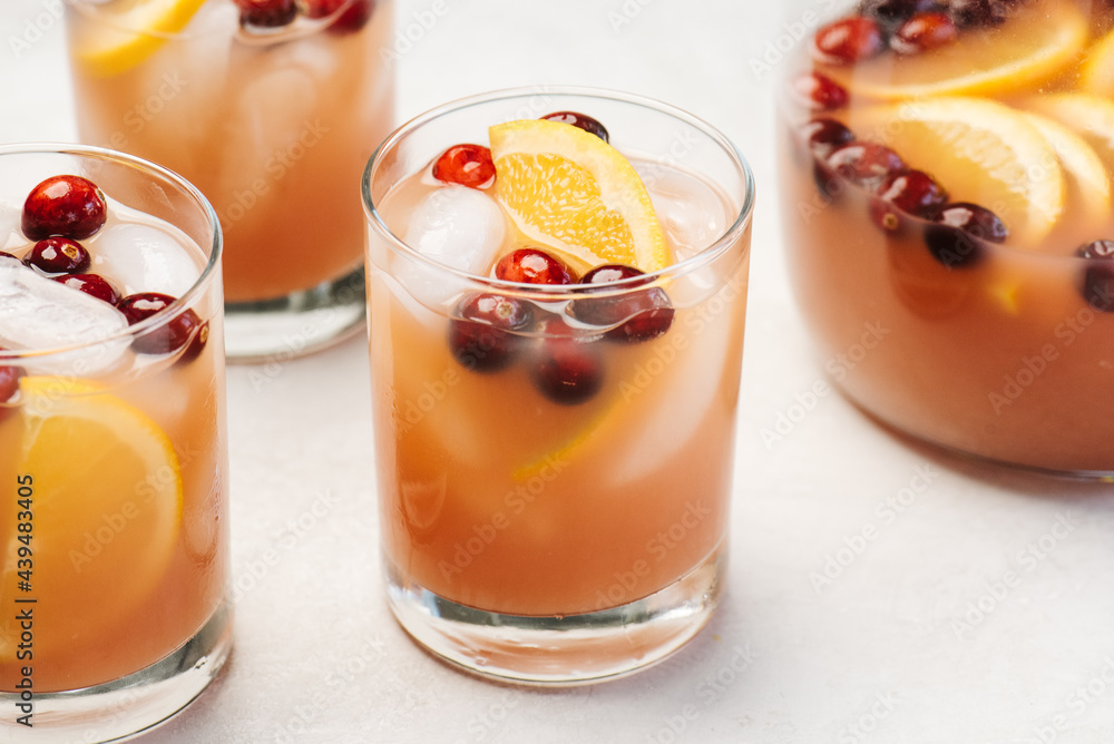 Cranberry Orange Whiskey Punch Cranberry Orange Whiskey Punch