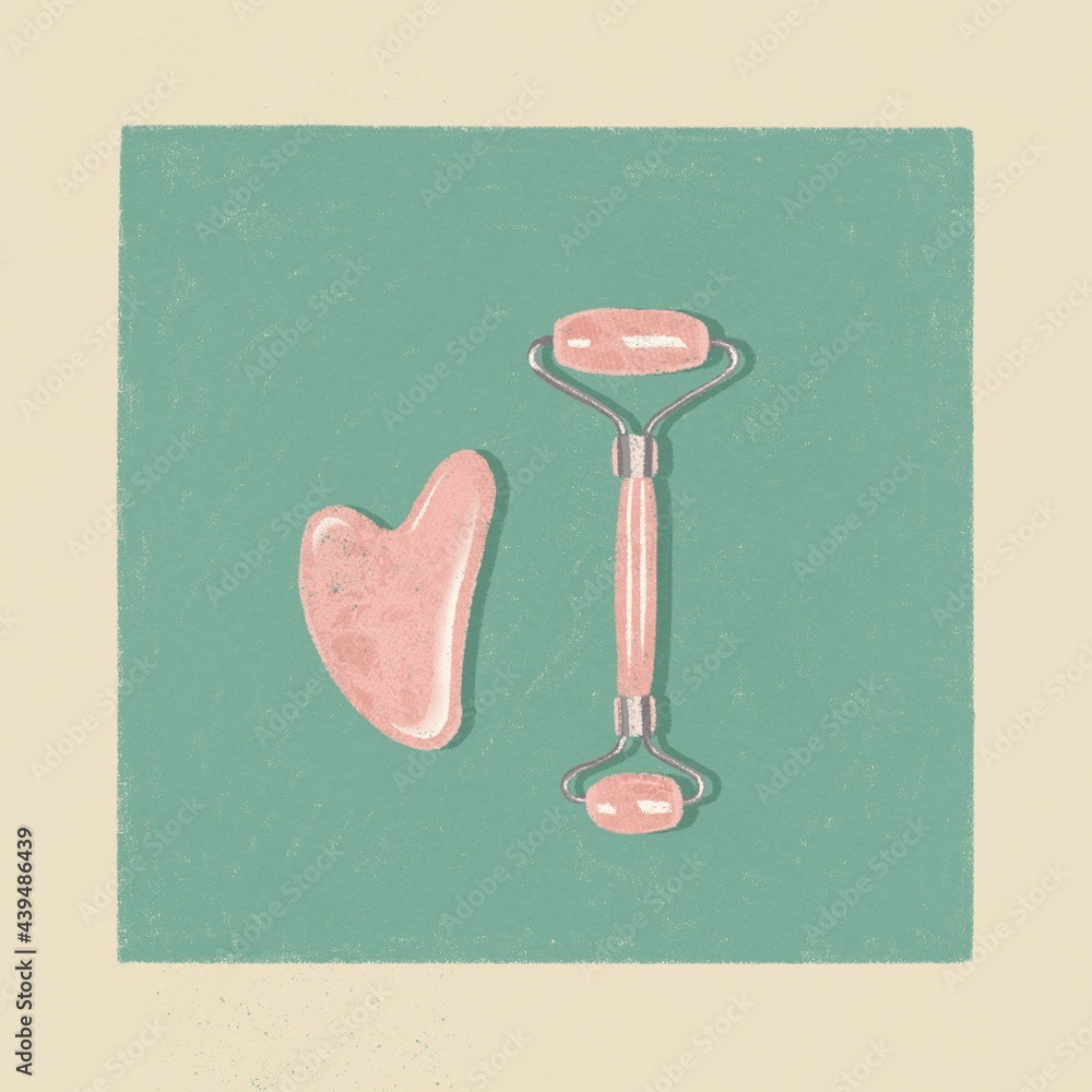 Tools for massage guasha and face roller Tools for massage guasha and face roller