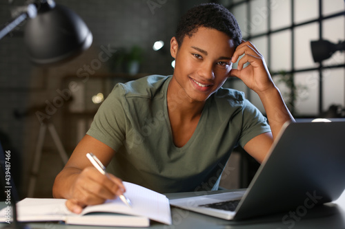 African-American student pr...