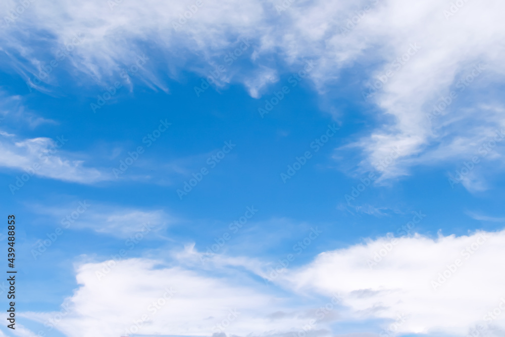 Vast white clouds on blue sky nature summer background and space Vast white clouds on blue sky nature summer background and space