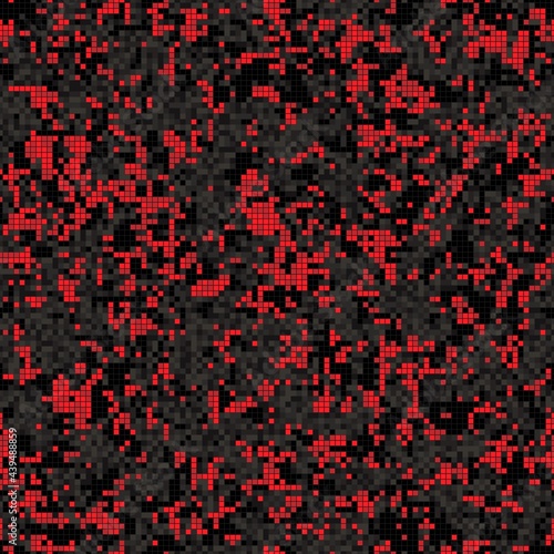 Digital camouflage seamless pattern military geometric camo background