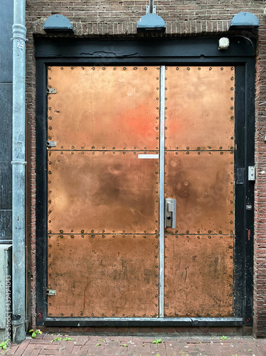 copper door photo