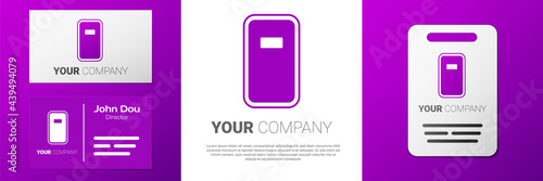 Logotype Police assault shield icon isolated on white background. Logo design template element. Vector