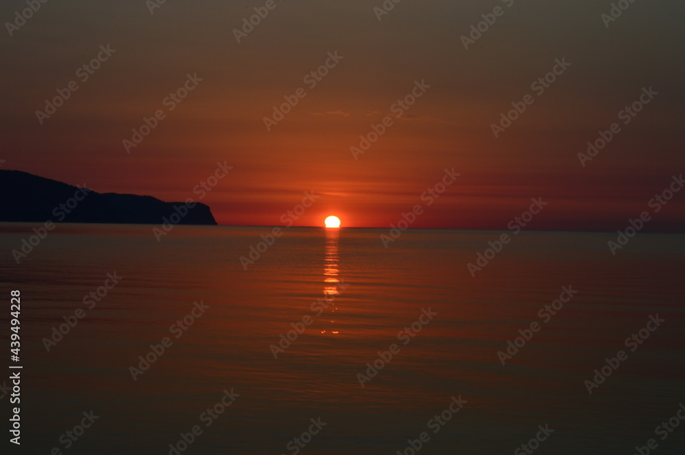 Sunrise Orange -Golden Our in Pollença Bay