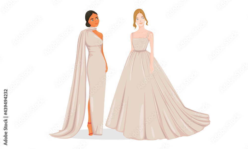 Ladies are going to party with her special gowns made by super famous fashion designer. It is make them very beautiful.