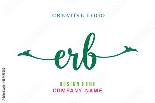 ERB lettering logo is simple, easy to understand and authoritative