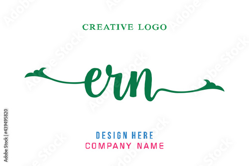 ERN lettering logo is simple, easy to understand and authoritative