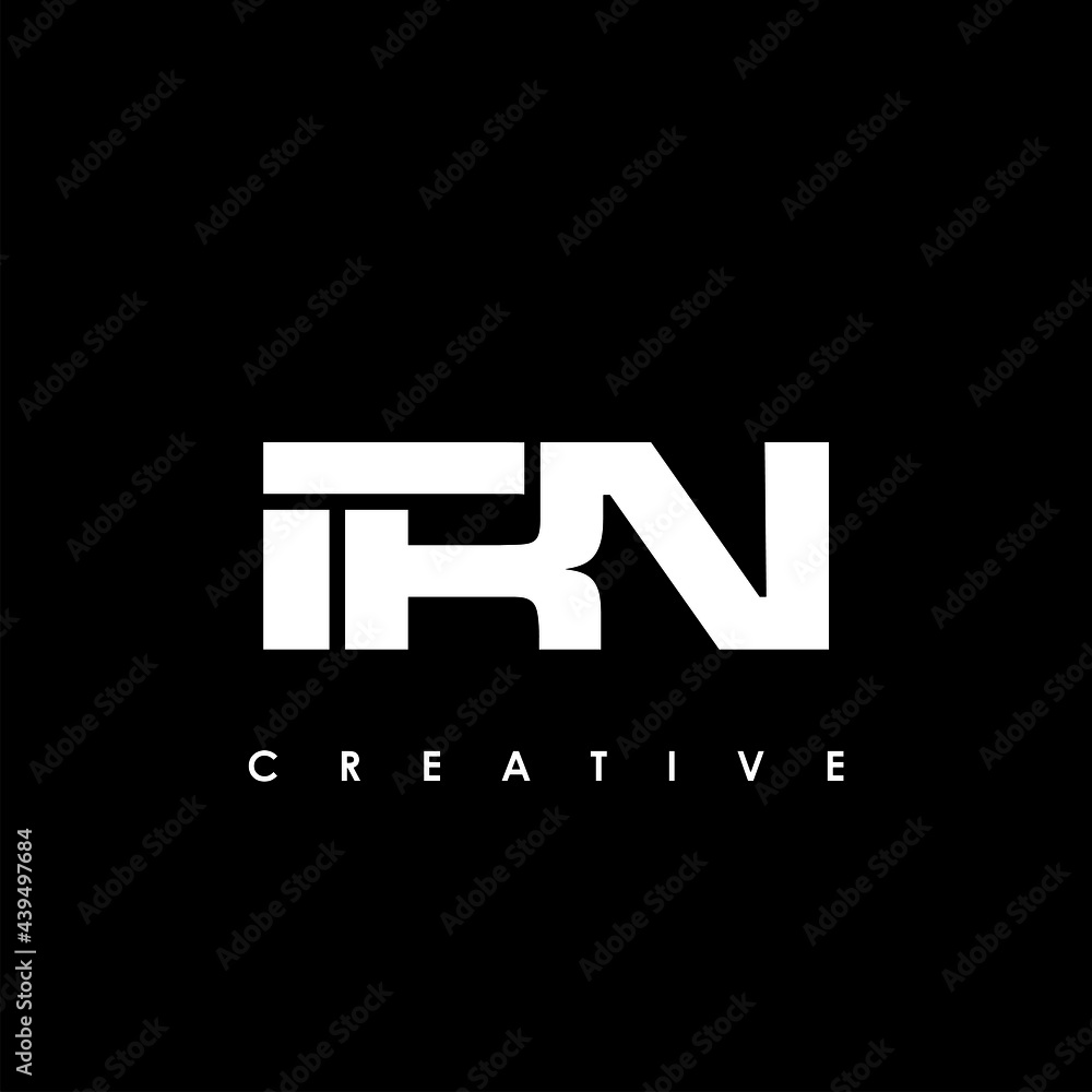 IRN Letter Initial Logo Design Template Vector Illustration IRN Letter Initial Logo Design Template Vector Illustration