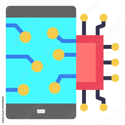 mobile flat icon