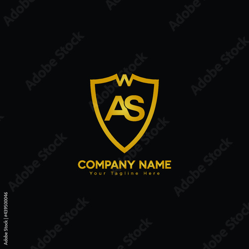 AS logo template l Company logo l Business logo