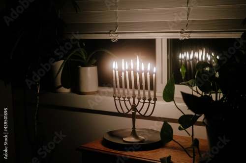 Chanukah Menorah photo