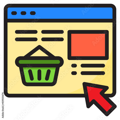 buy color line style icon