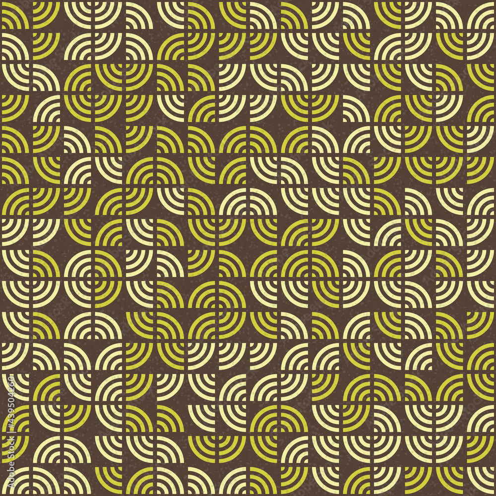 Fototapeta premium Abstract Geometric Pattern generative computational art illustration