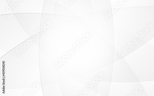 Abstract geometric white and gray curve line gradient Background. with space for concept design Technology and modern.