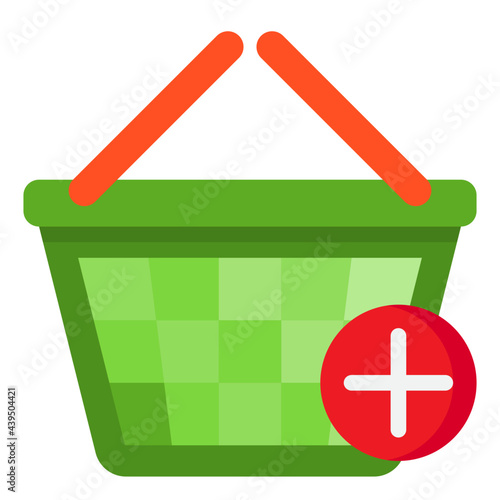 busket flat style icon