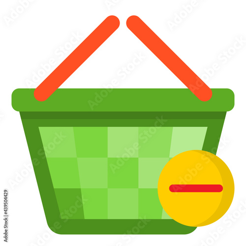 busket flat style icon