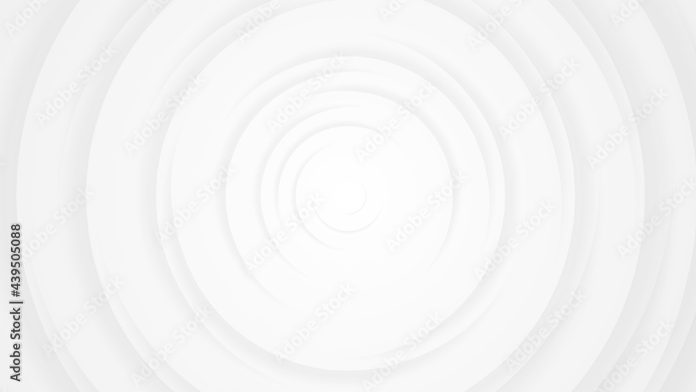 White gray circles abstract background.3D illustration with paper cut style. White gray circles abstract background.3D illustration with paper cut style.