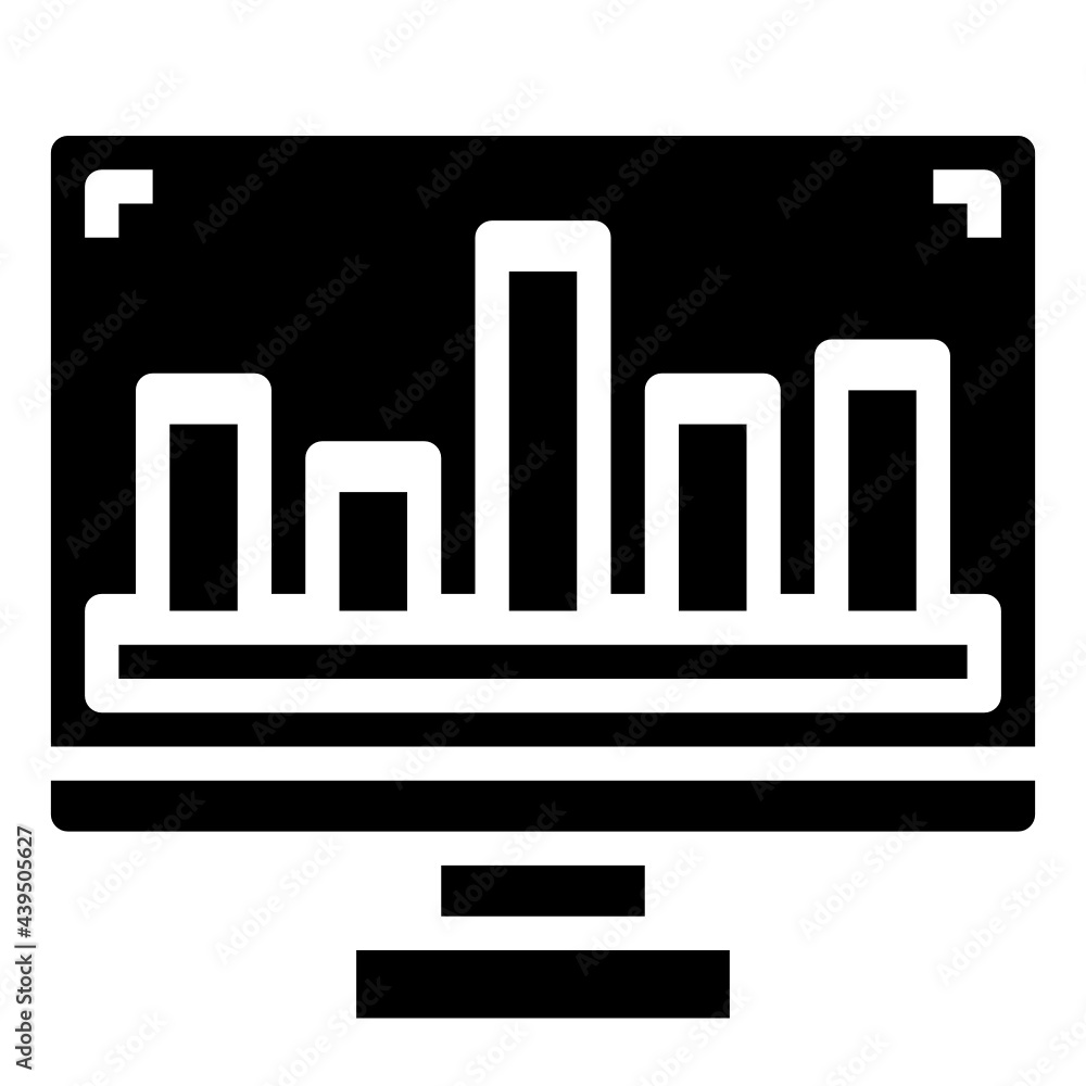 graph glyph icon graph glyph icon