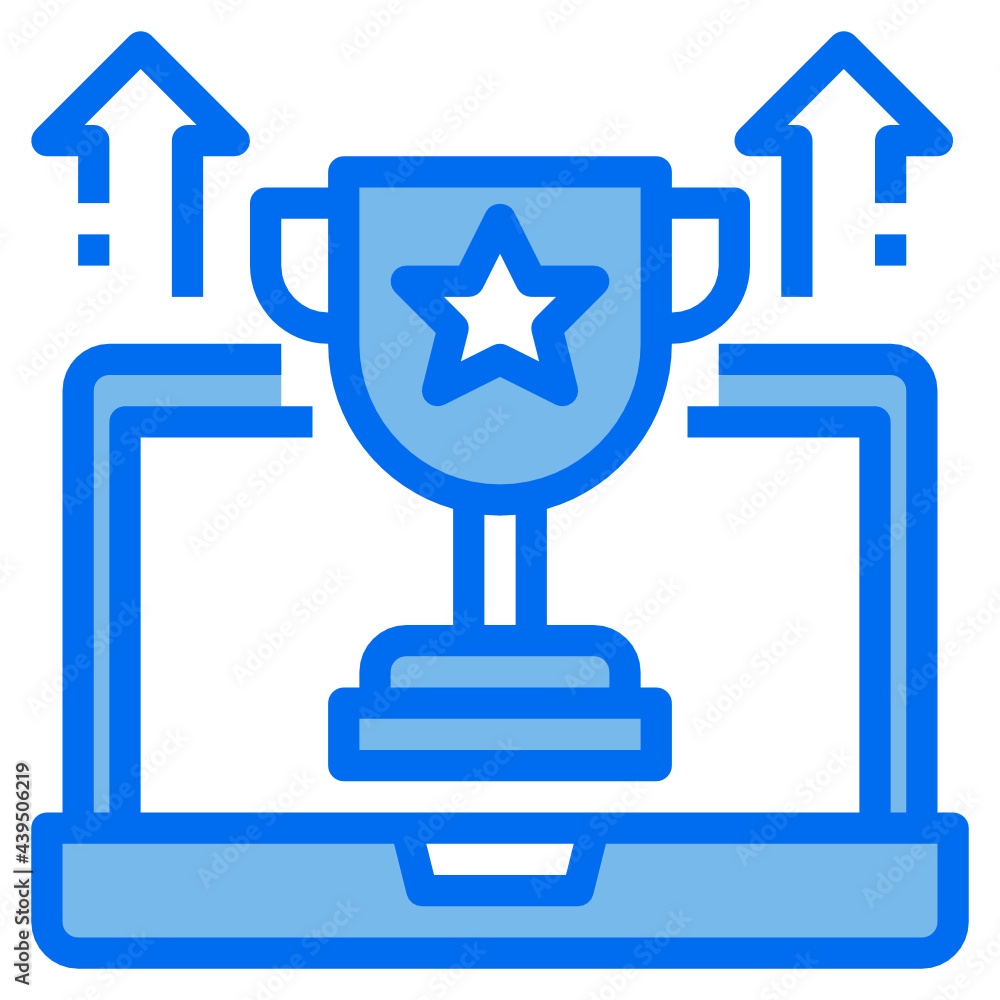 laptop blue line icon laptop blue line icon