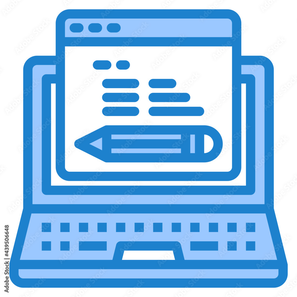 programing blue style icon programing blue style icon