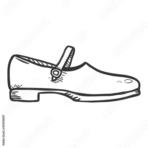 Sketch Vintage Women Clasp Shoes