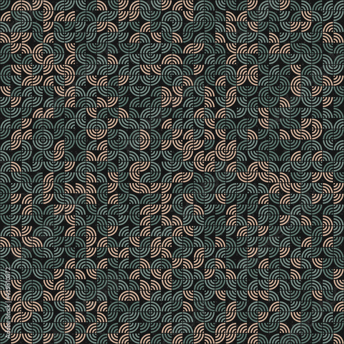 Abstract Geometric Pattern generative computational art illustration