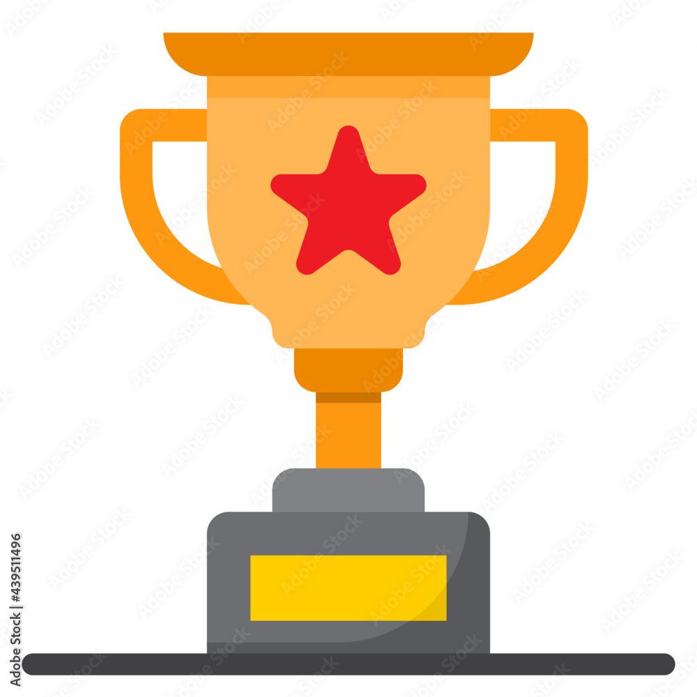 trophy flat style icon trophy flat style icon