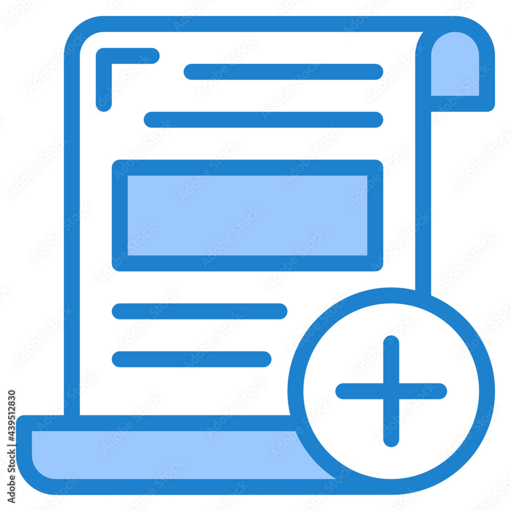 add blue style icon add blue style icon