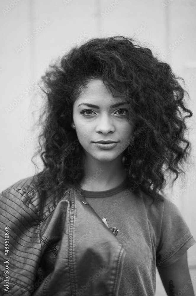 Portrait of a Young Mixed-Race Woman Portrait of a Young Mixed-Race Woman