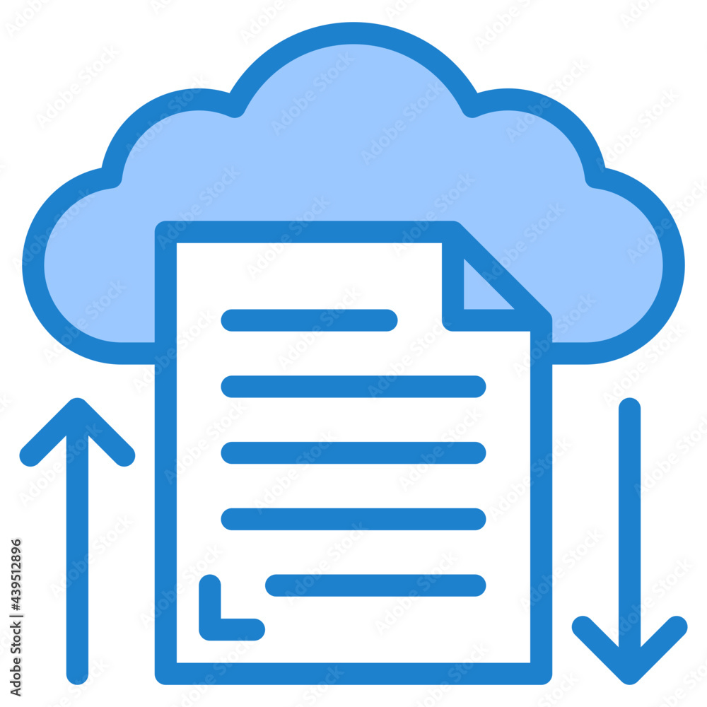 cloud blue style icon cloud blue style icon