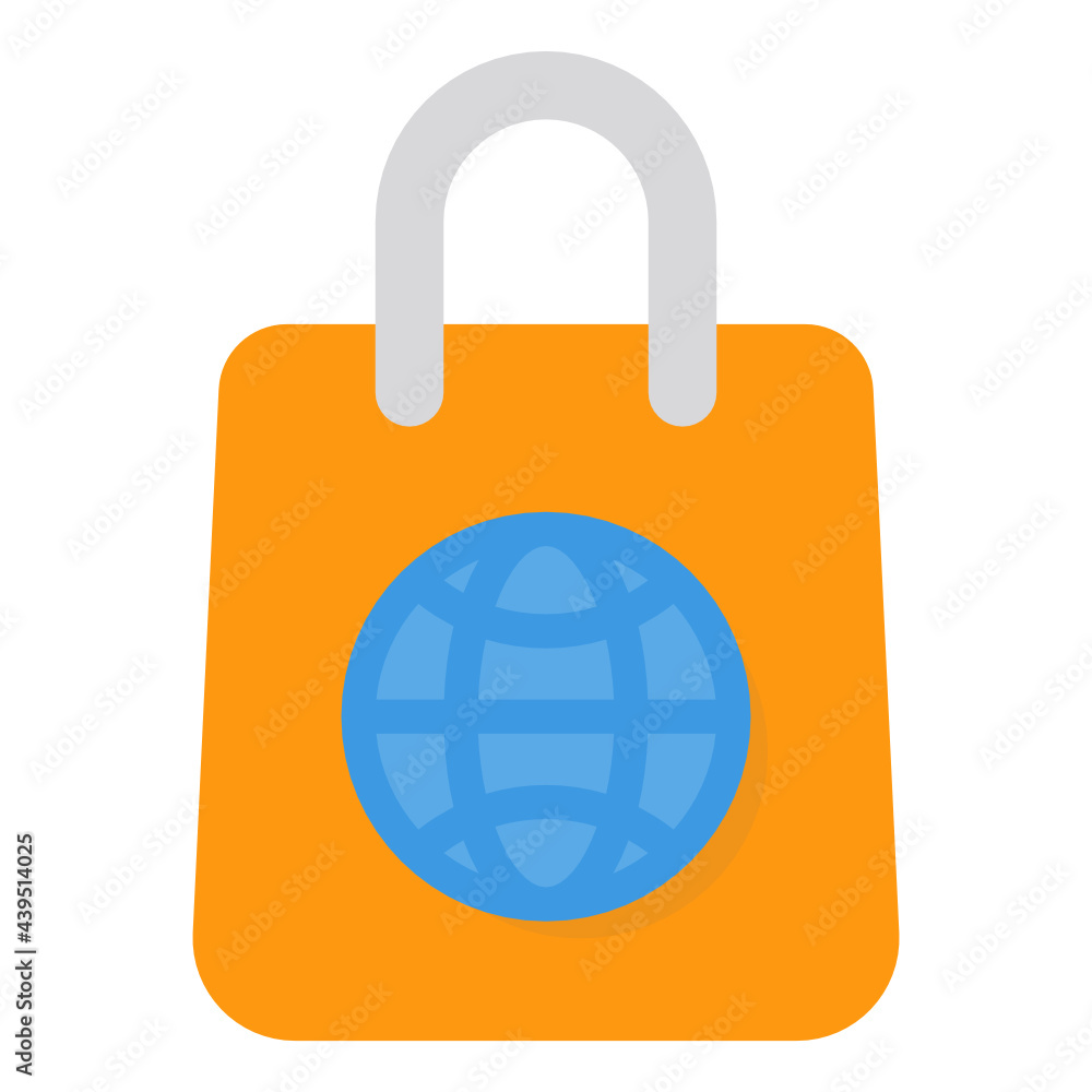 Shopping Bag flat icon