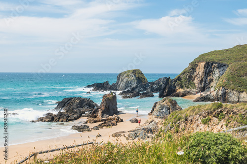Beautiful beaches in Ferrol, Galicia. North of Spain 