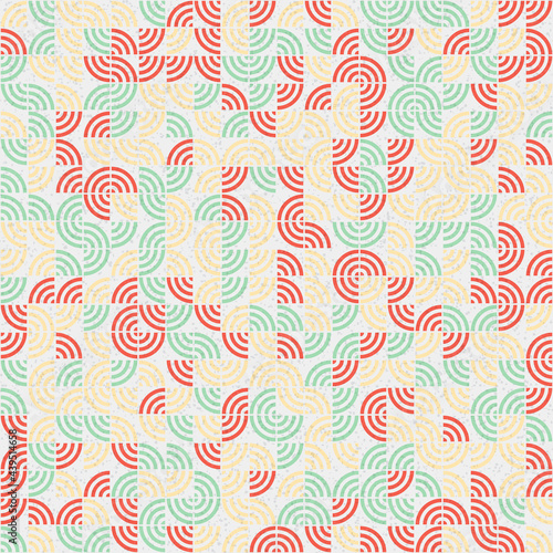 Abstract Geometric Pattern generative computational art illustration
