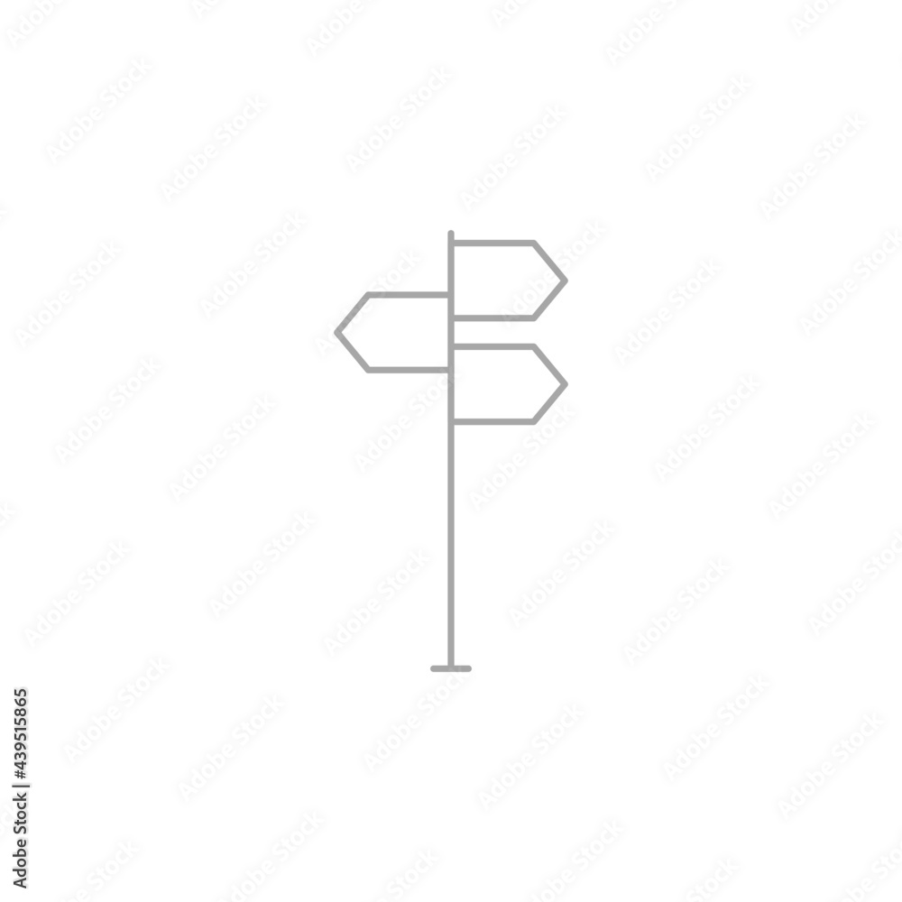 road sign icon isolated on white background road sign icon isolated on white background