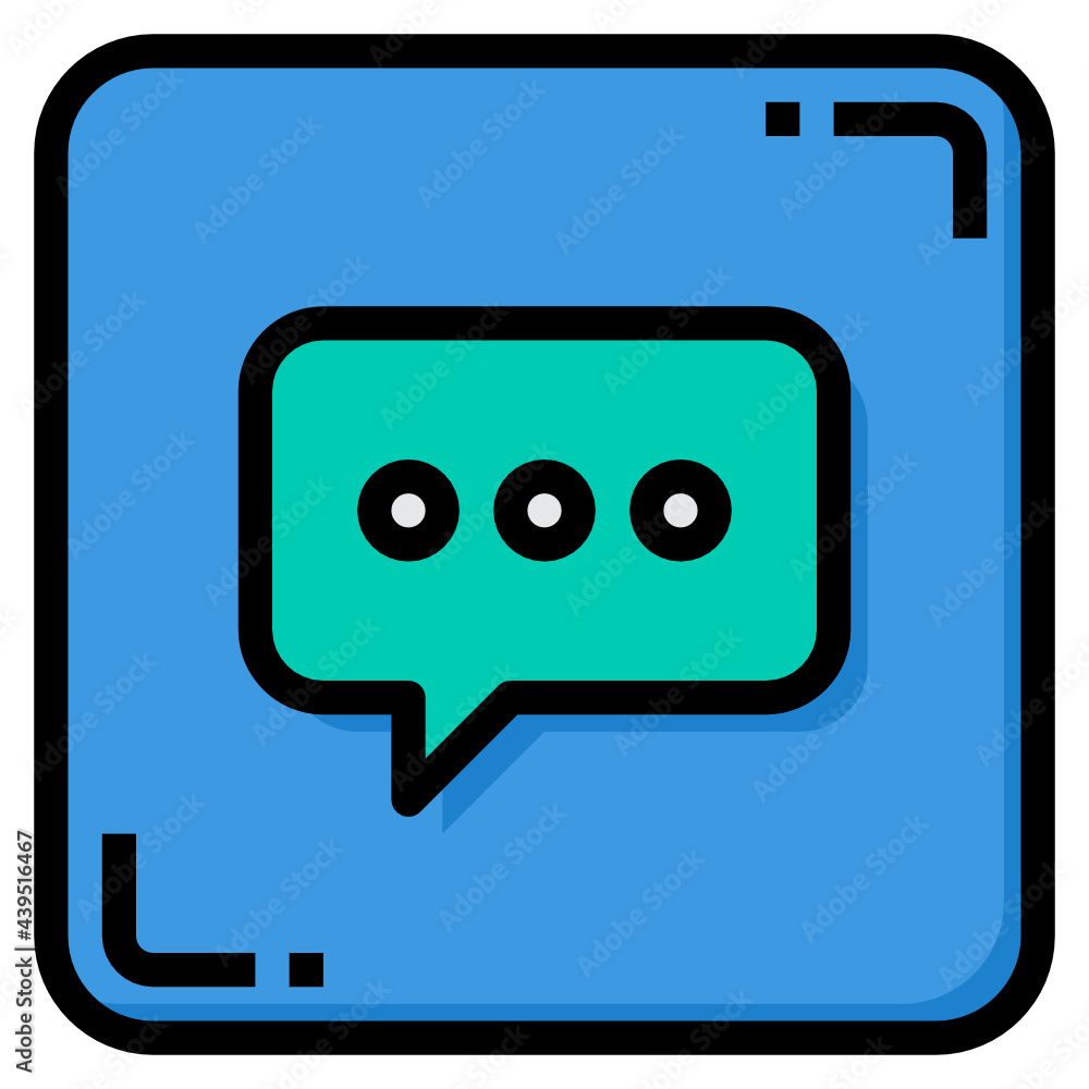 Message line icon Message line icon