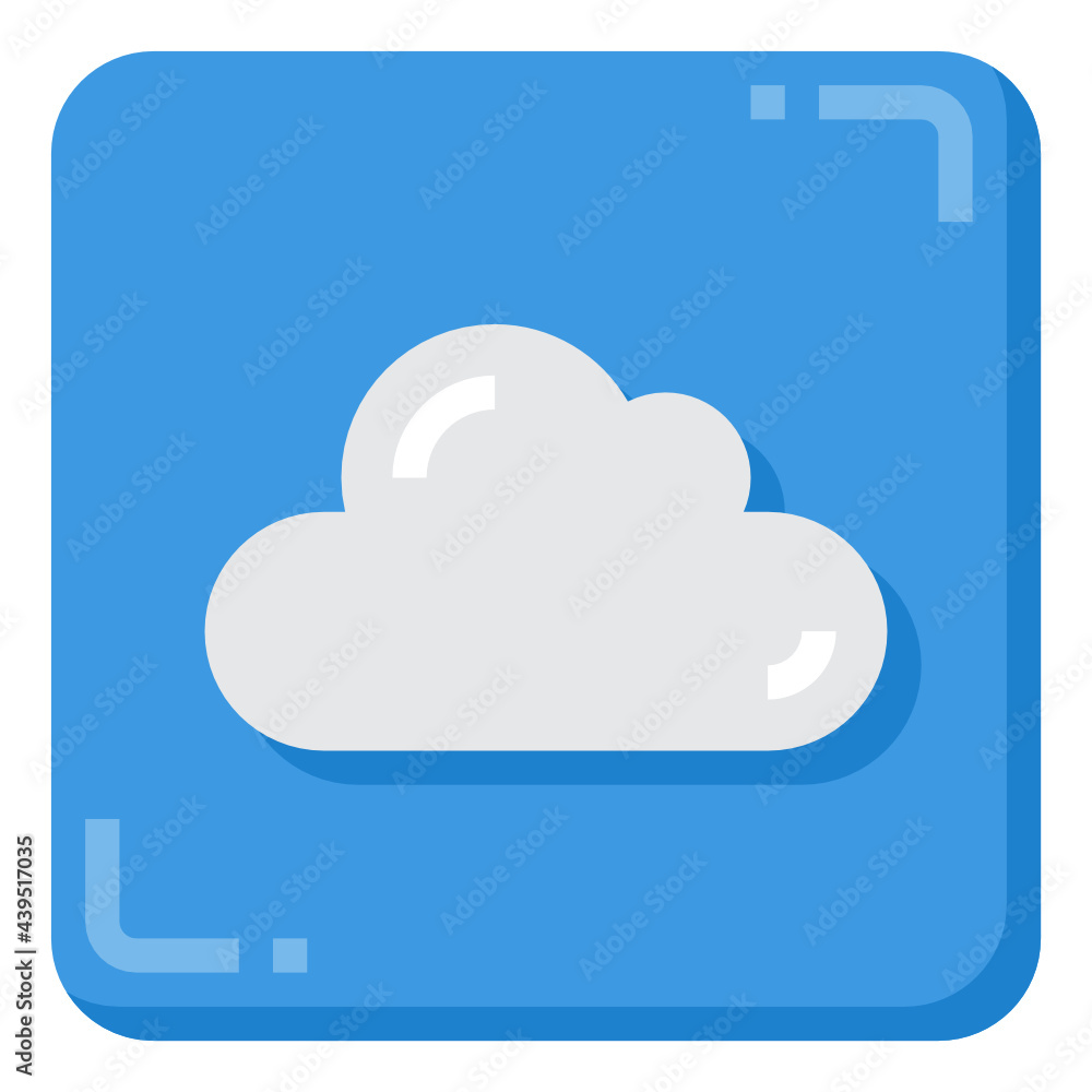 Cloud flat icon Cloud flat icon