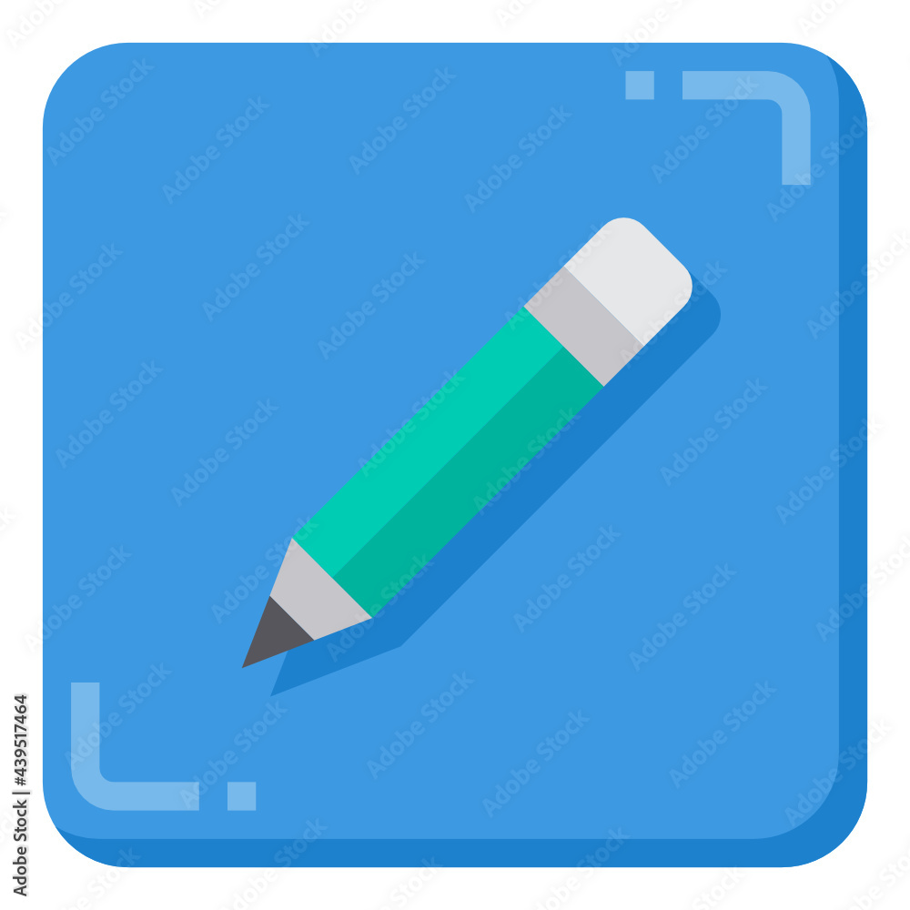 Writing flat icon Writing flat icon