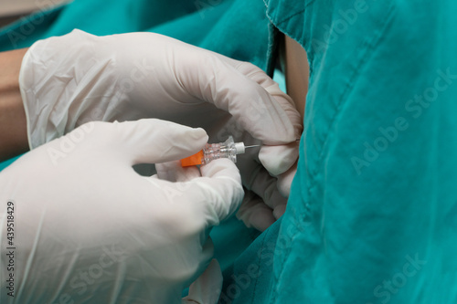 demonstration simulator for lumbar puncture and epidural anesthesia, five types of puncture blocks enhance training with different levels of challenges