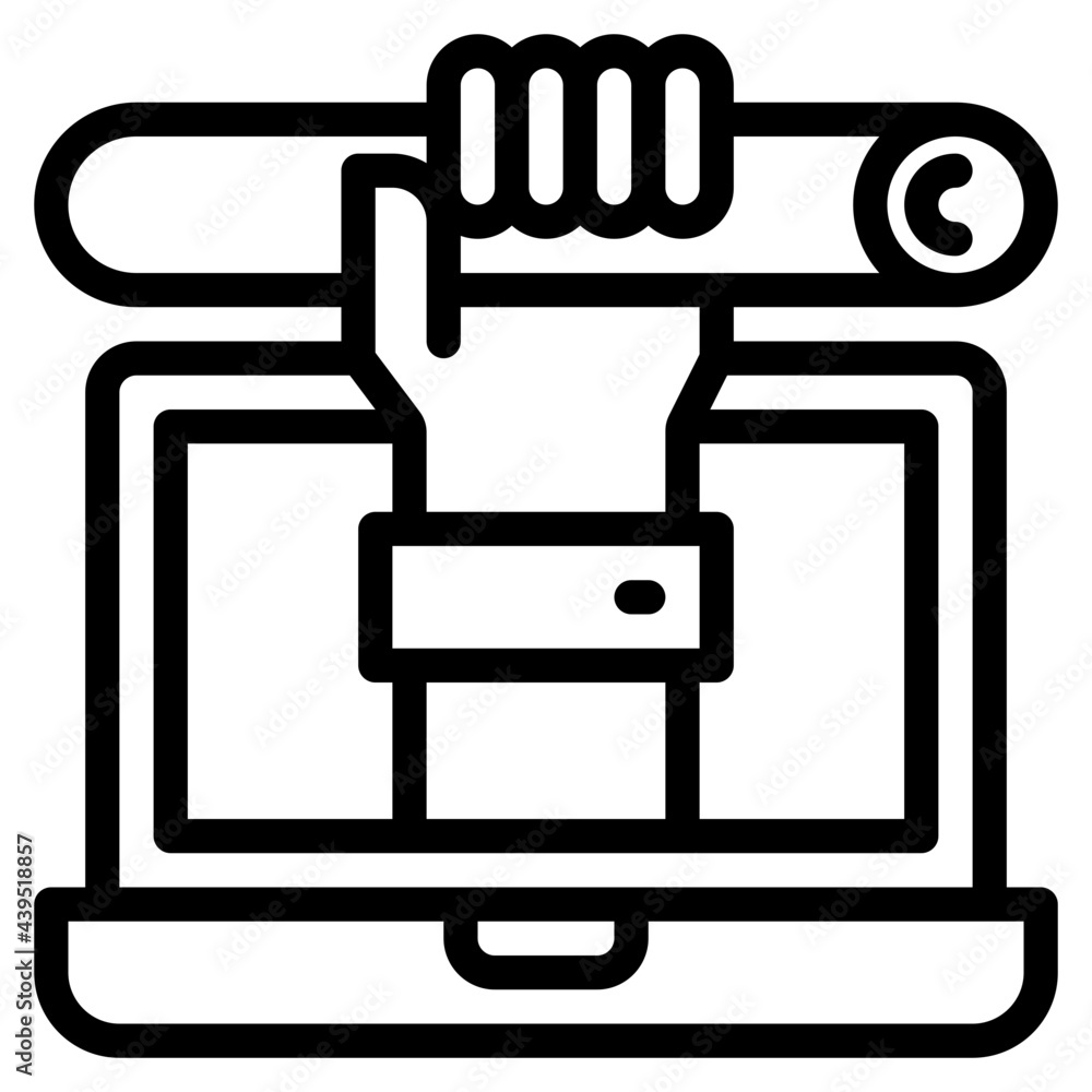diphoma outline style icon diphoma outline style icon