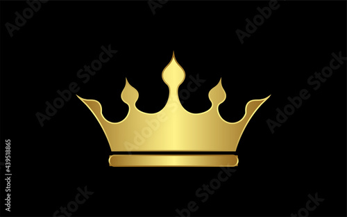 Crown Logo Royal King Queen abstract Logo design vector © zika_studio