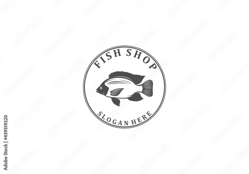 logo for fish or a place that sells fresh fish