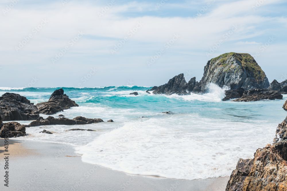 Beautiful beaches in Ferrol, Galicia. North of Spain Beautiful beaches in Ferrol, Galicia. North of Spain