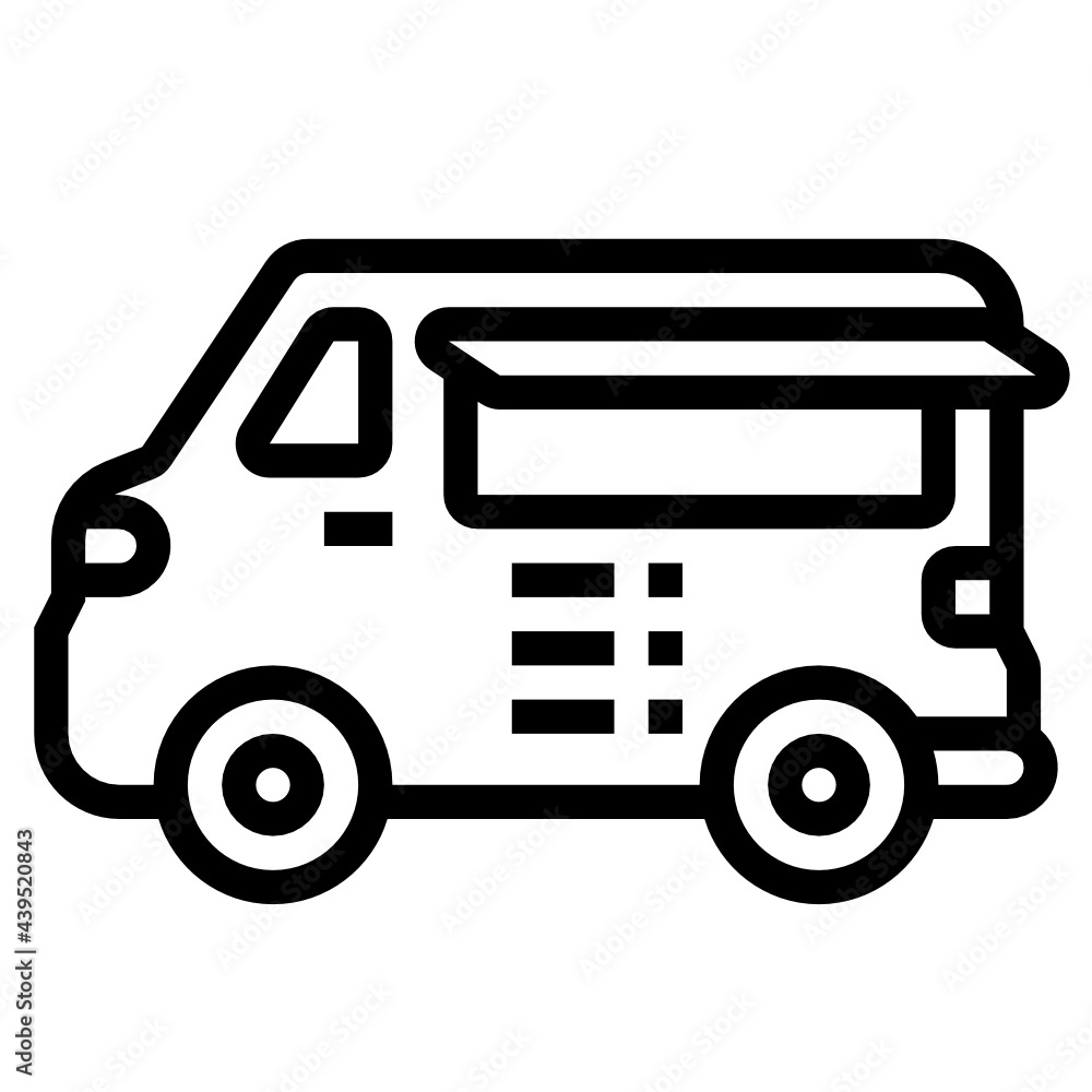 Food Truck line icon