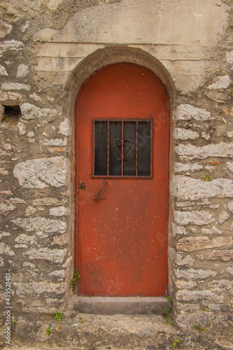 Avgonima village in Chios island, Greece