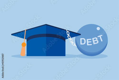 Big debts accumulated after graduation