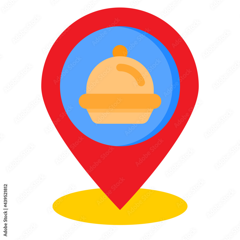 location flat style icon