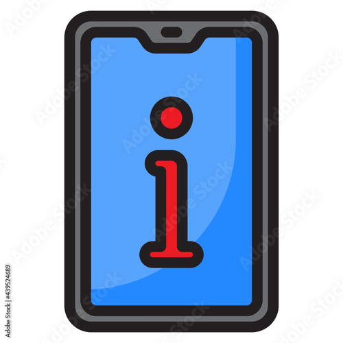 info color line style icon
