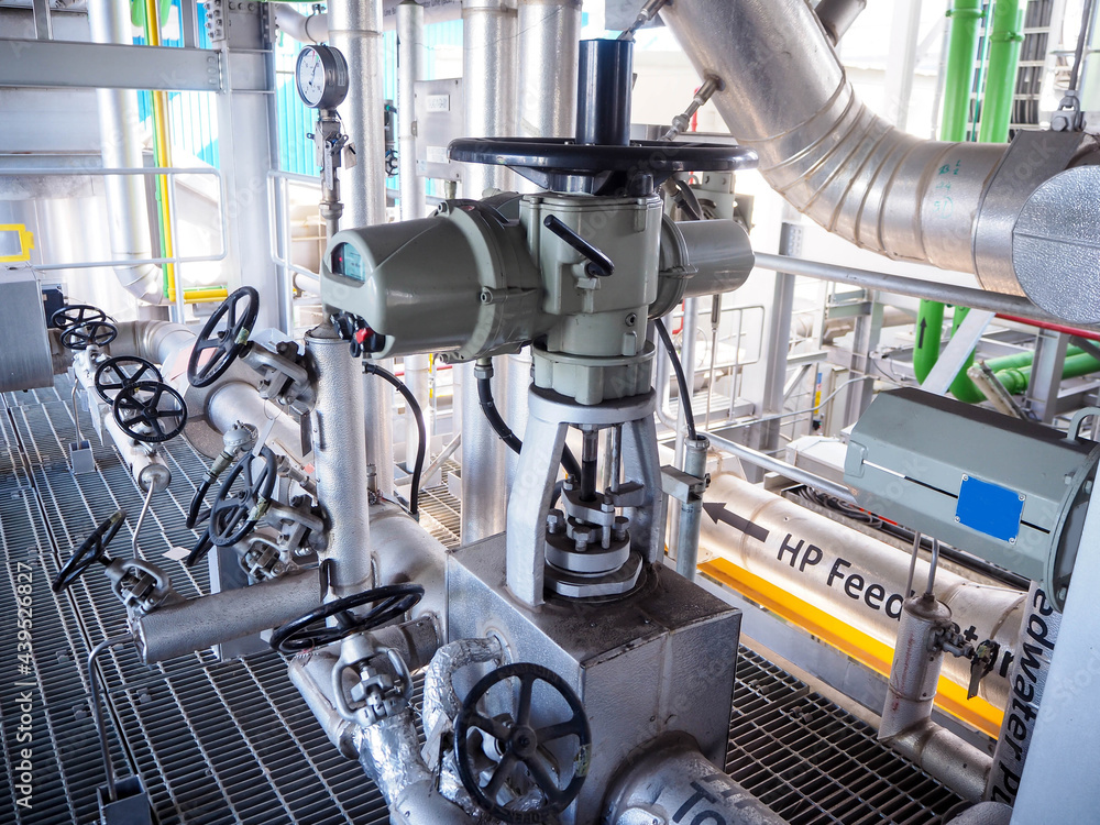 Motor operate valve for On-Off type which apply industrial zone and ...