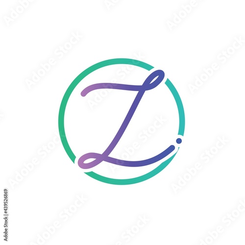 Initials letters Z logo design vectors unique